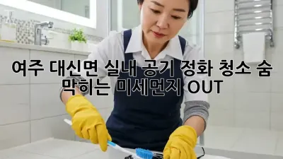 여주 대신면 실내 공기 정화 청소🧹 숨 막히는 미세먼지 OUT!